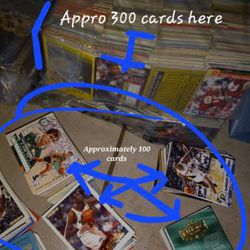 Baseball And Basketball Trading Cards.