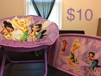 Tinker Bell chair and table
