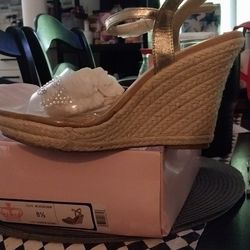 New In Box Juicy Couture 8 1/2 Wedge