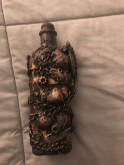 Gothic art work bottle one of a kind