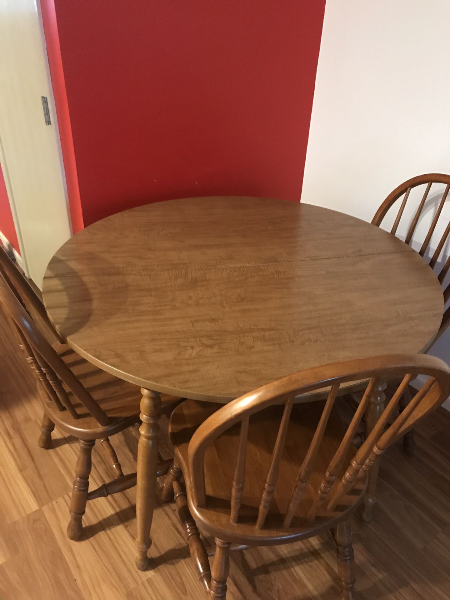 Kitchen dining table and chairs