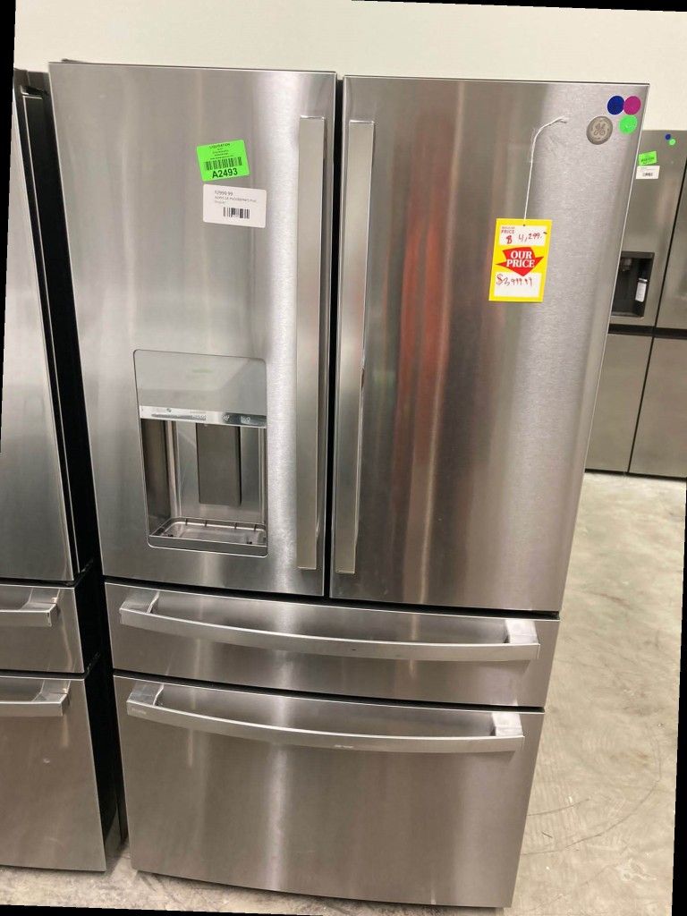 GE PVD28BYNFS Profile 27.9 cu. ft. Smart 4-Door French Door Refrigerator TE827