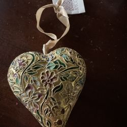 Cloisonné Heart Ornament