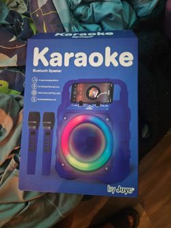 Bluetooth karaoke speaker new
