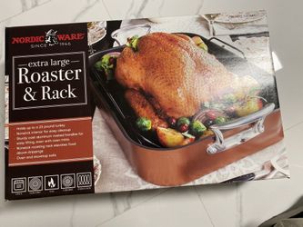 New Nordic Ware XL Roaster & Rack