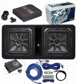 NEW POWERFUL BASS PACKAGE KICKER L7s12” installed