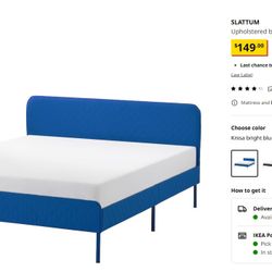 IKEA Slattum Queen Bed Frame 