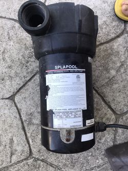 Pool filter motor only