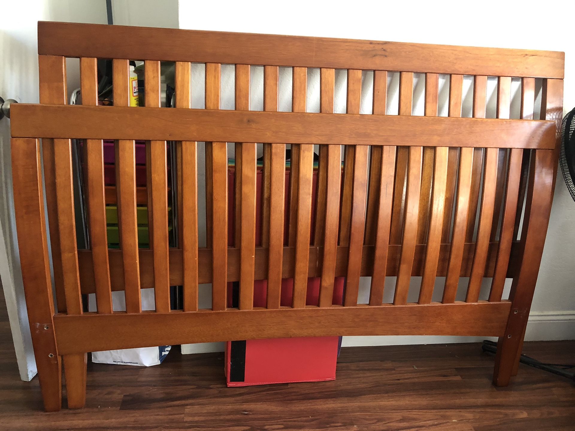 Wood Queen bed frame