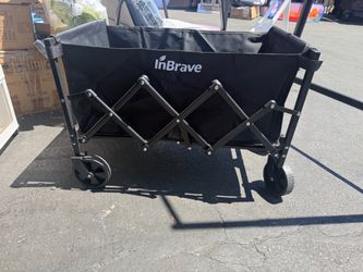 InBrave Folding Utility Wagon Cart