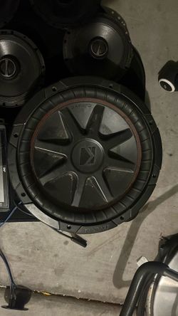 Car subs and door speakers along with a jvc radio