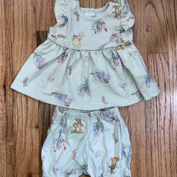 Disney Baby Winnie The Pooh Outfit Size 0-3 Months