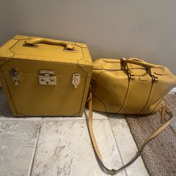 2 Pcs Crocodile Gucci Jewelry Box & Travel Bag 