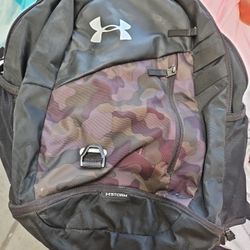 Under Armour Storm Backpack Black Camo Athletic Comfort Straps