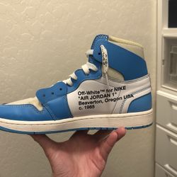 Off White Jordan 1 Retro High Og Unc