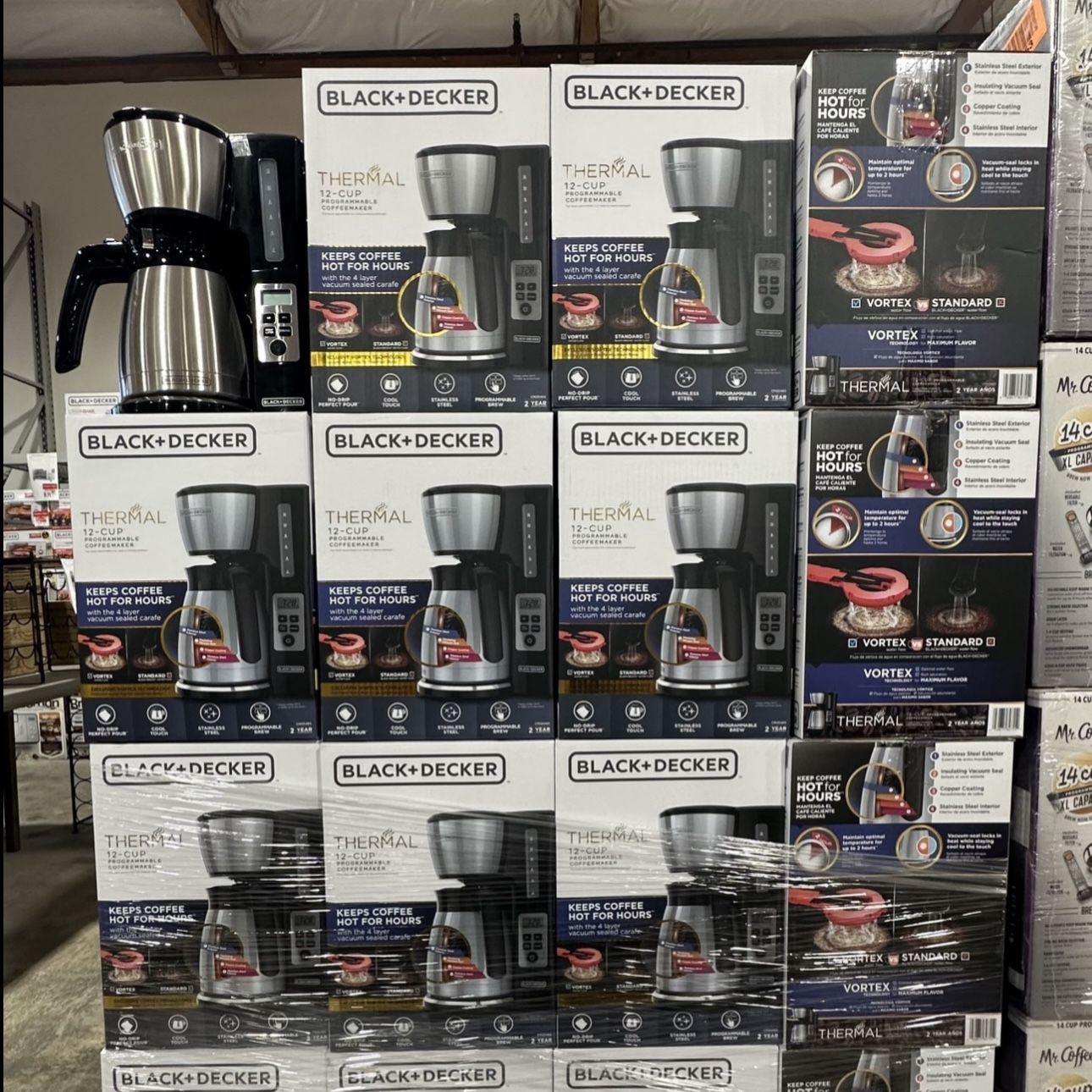 BLACK+DECKER Black 12 Cup Drip Coffee Maker