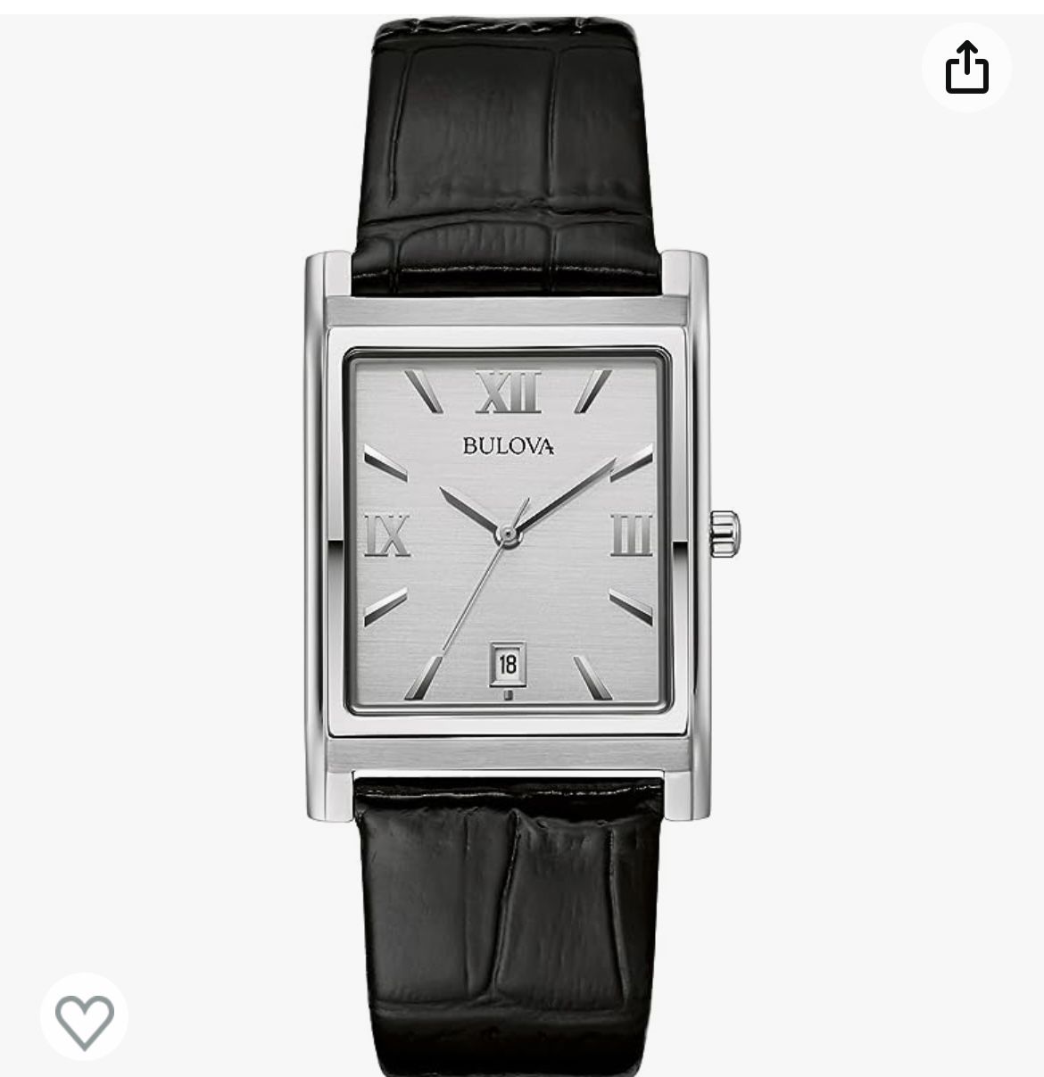 Mens Bulova Stainless Steel Quarts Watch