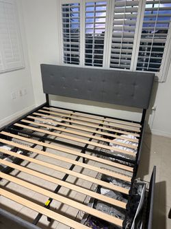 Allewie King Size Bed Frame