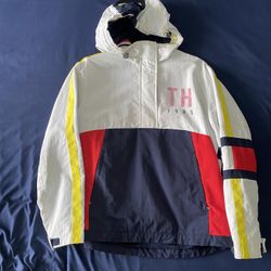Vintage Tommy Hilfigure Rare Windbreaker Pullover 
