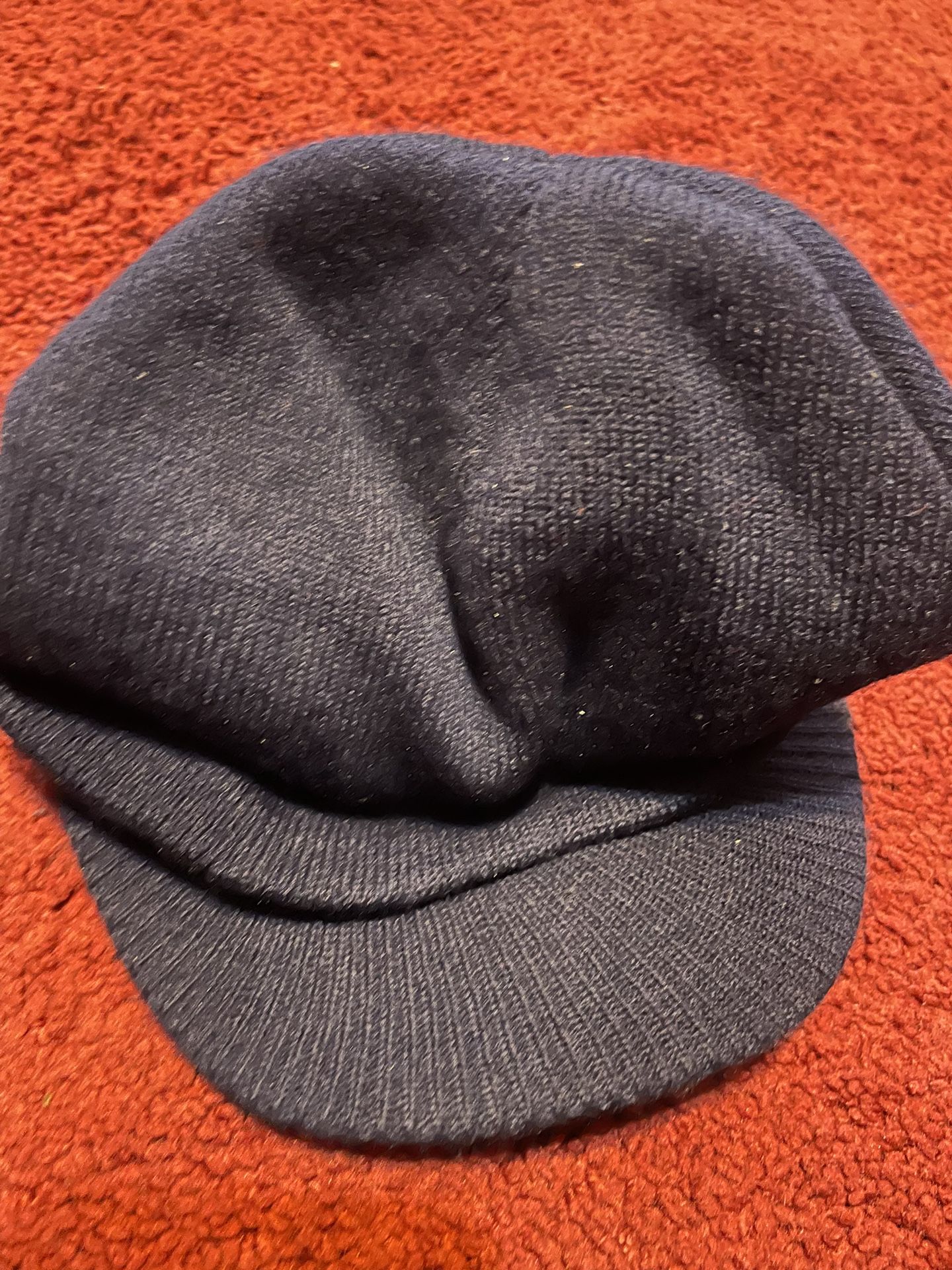 Navy Blue Knit Caps Two Total For $10