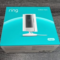 New Ring Indoor Camera White 