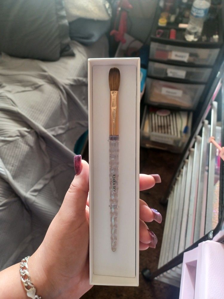 Kiara Sky Acrylic Brush Size 10 (used In, Good Condition,, Pre-Crimped)