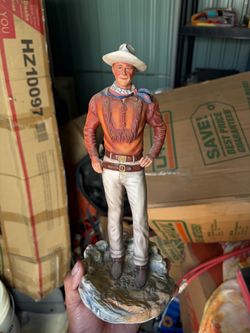 John Wayne Western Cowboy Figurine