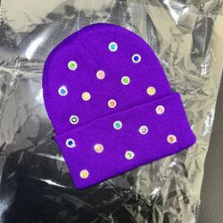 “Purple Candy Storm” Beanie