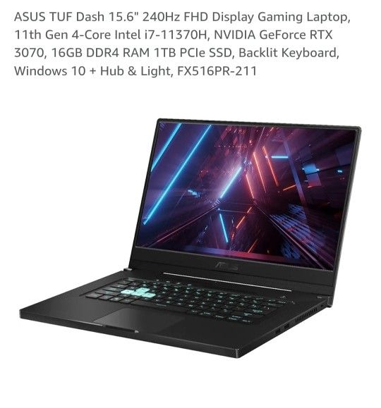 Asus Tuff Dash Gaming Laptop