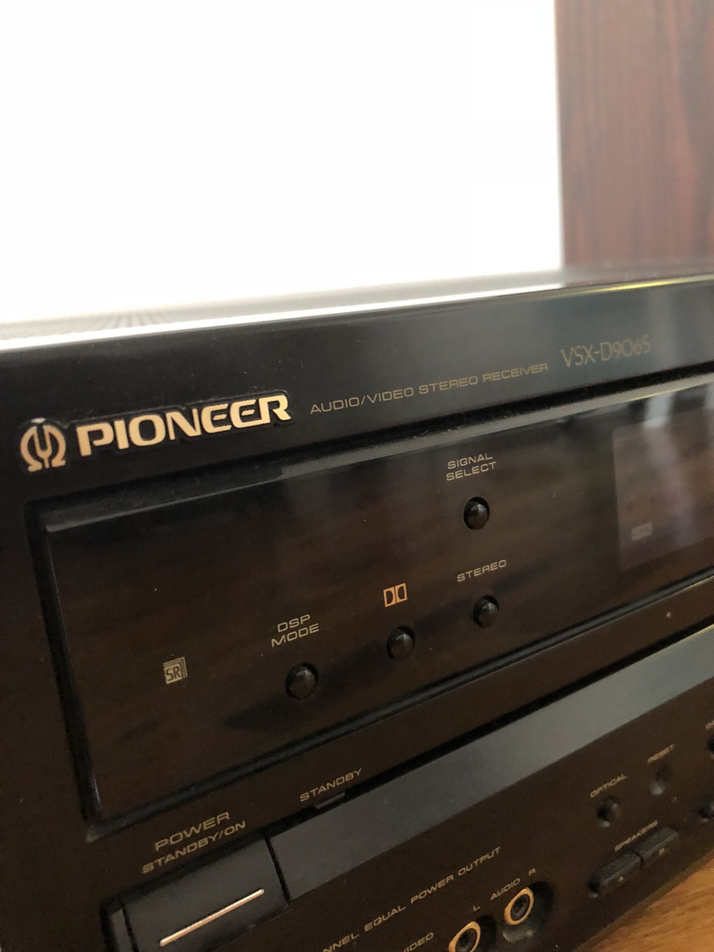 Pioneer audio/video receiver & speakers