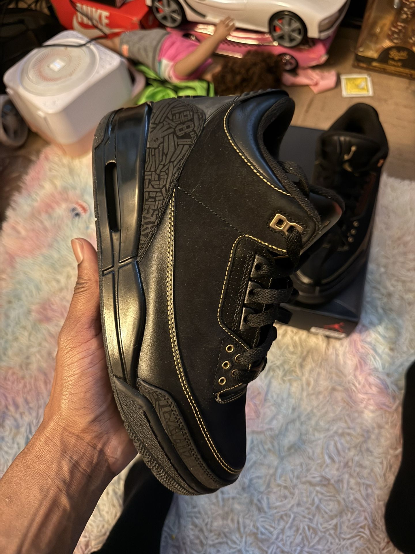 Jordan 3 Black History Month Sz9
