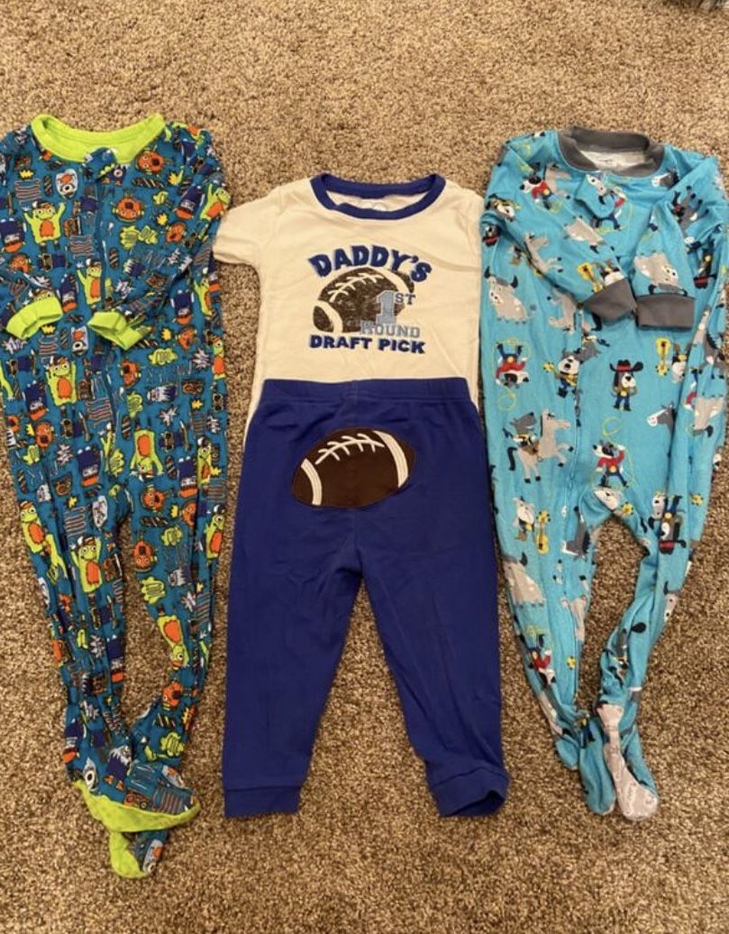 Toddler Boys 18 mth pj lot