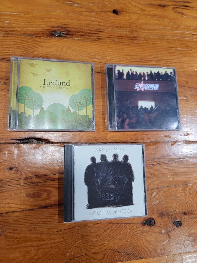 Set Of 3 CDs ~ Leeland (Sound Of Melodies), Power House, & Jars Of Clay