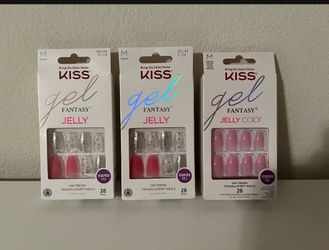 KISS Gel Fantasy Jelly glue included – 3 Pack All for $12 or $5 EACH