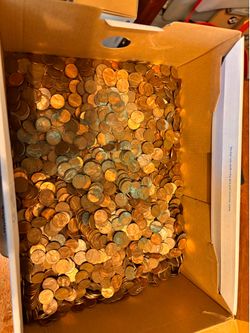 Bulk lot of 70s-80s Lincoln pennys (17 lbs)