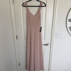 Lulus Blush Pink Bridesmaid Dress 