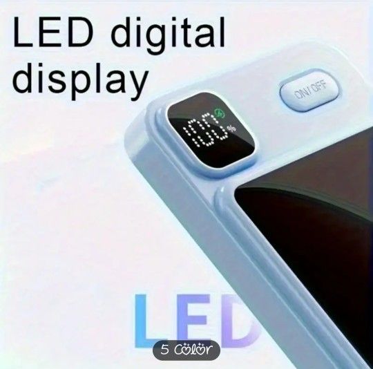 30000mAh Blue Power Bank