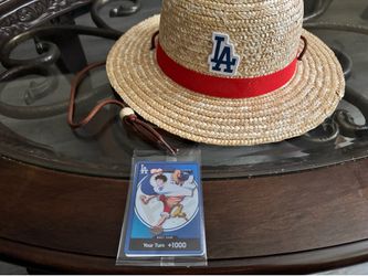 Dodger one piece card and hat