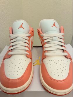 New Women’s Air Jordan 1 Low “Coral Reef” – Size 8 – Brand New in Box