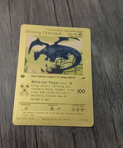 1st edition gold shining charizard