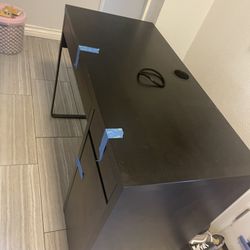 Black Office Desk
