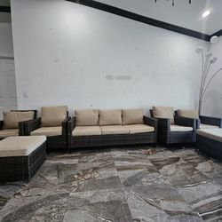 New Patio Furniture With Fire Place