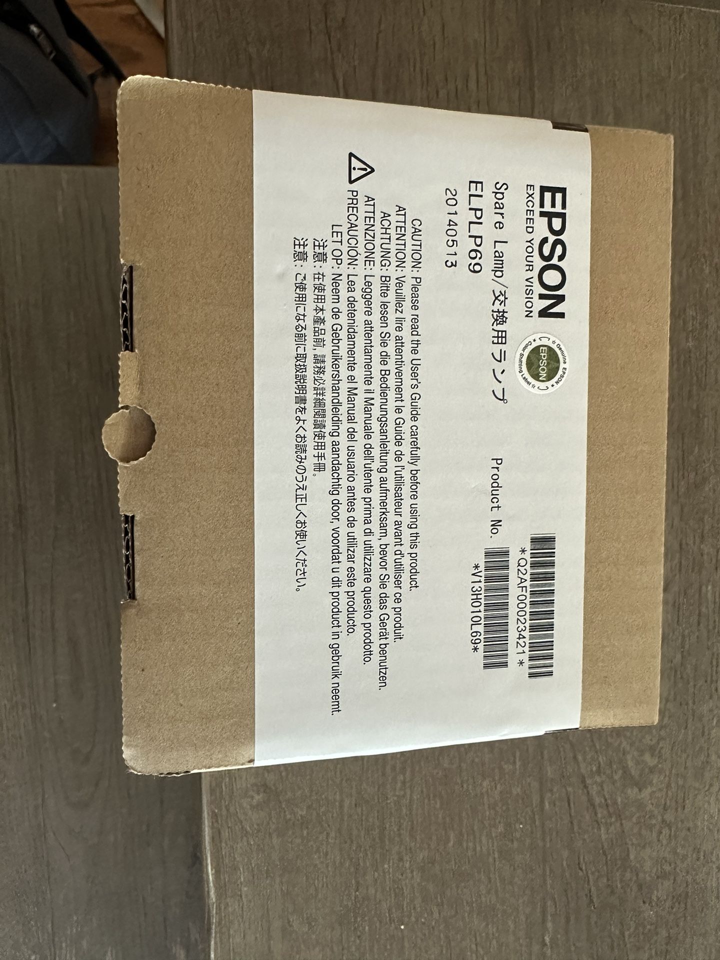 New Bulb For Epson Home Projector