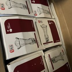 Mifoci 12 Pcs Glass Flower Vase