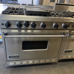 Viking 36”Wide All Gas Range Stove In Stainless Steel With 6 Burners 