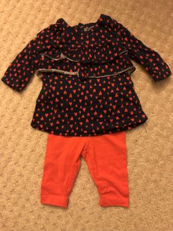 Baby Valentines Day Outfit size newborn