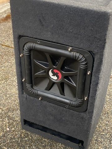 Rare 12” Kicker Solo-X Subwoofer with Custom Box