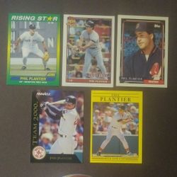 Phil Planter Boston Red Sox Rookie RC Baseball Card Cards Lot Vintage Collectible Sports MLB