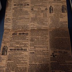 Old 1848 Paper Bag