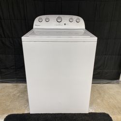 Whirlpool Top Load Washer – White With Gray Console